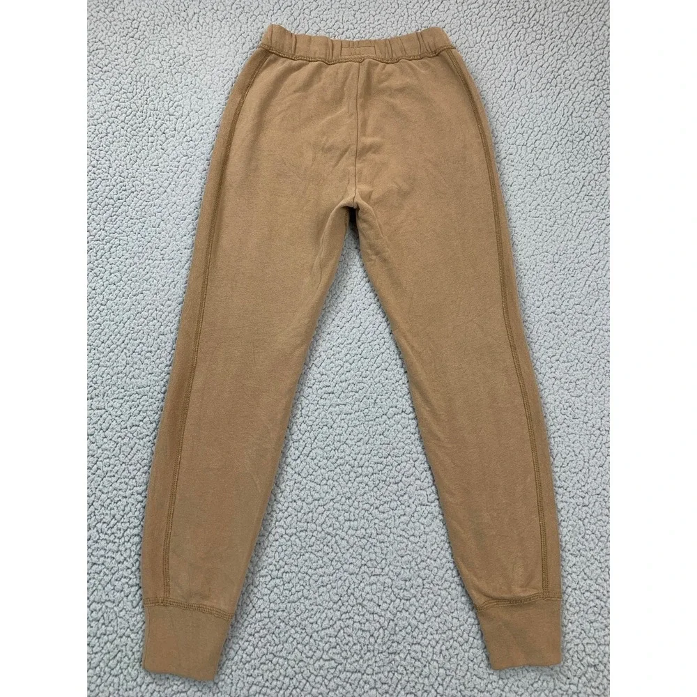 Abercrombie & Fitch Joggers Mens XS Brown Soft A&F Fleece Drawstring Sweatpants